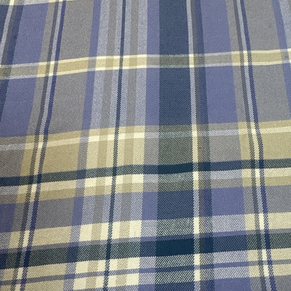 Tommy Bahama Mens Shirt Silk Blue White Plaid Purple  XL Short Sleeve Button‎ - Picture 6 of 11